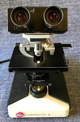 Leitz Laborlux S Microscope with 4 objectives, x4, x10, x20, x40