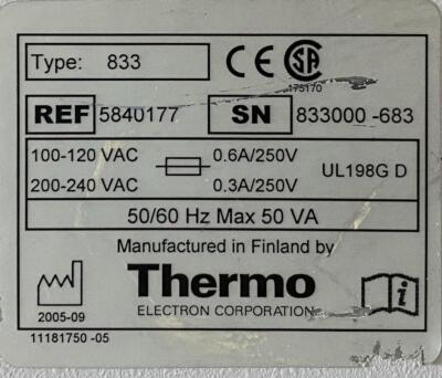 Thermo Scientific Type 833 Multidrop DW Microplate Reagent Dispenser