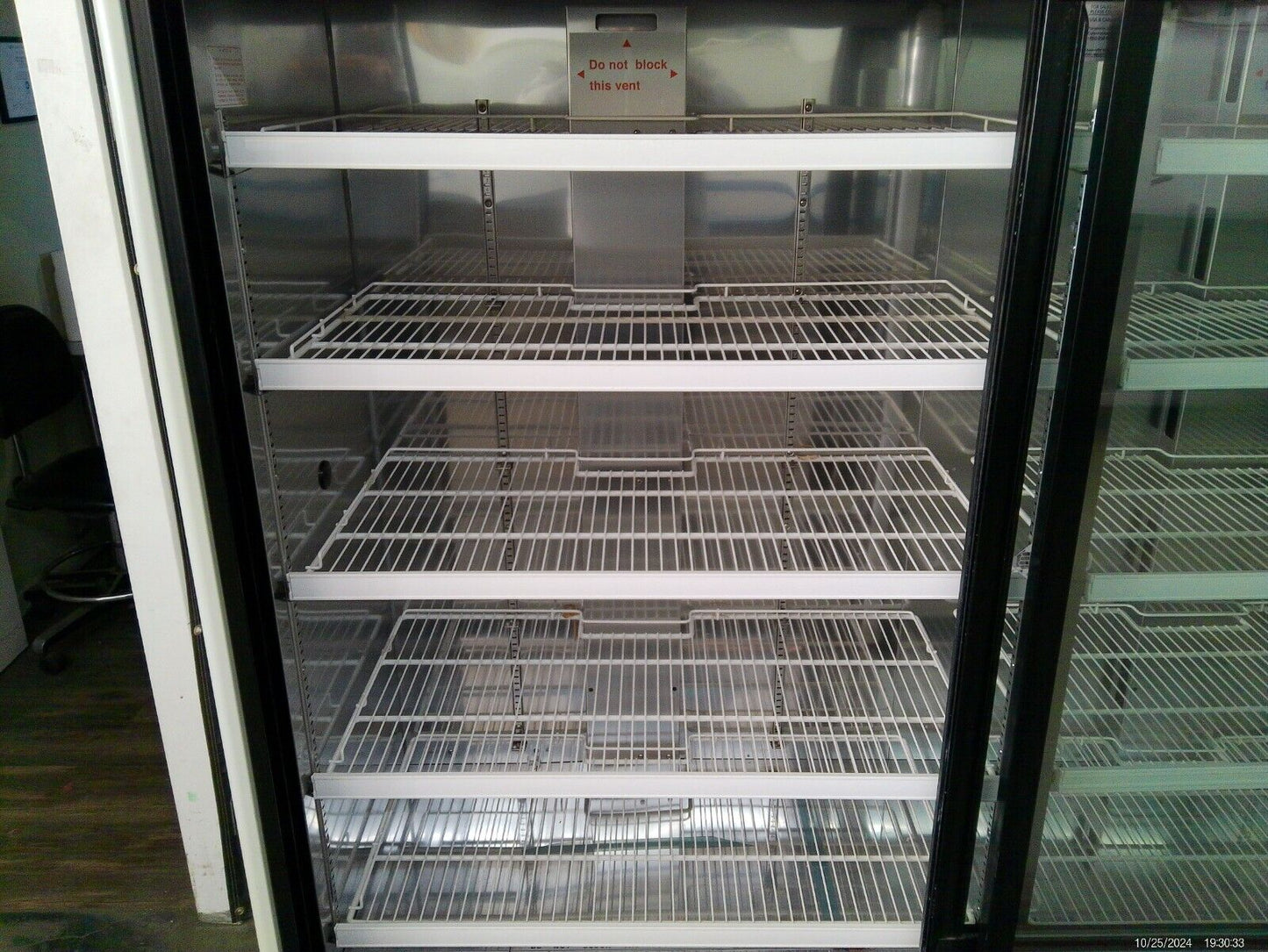 Panasonic MPR-1014-PA Refrigerator Double Sliding Door Pharmaceutical 120v