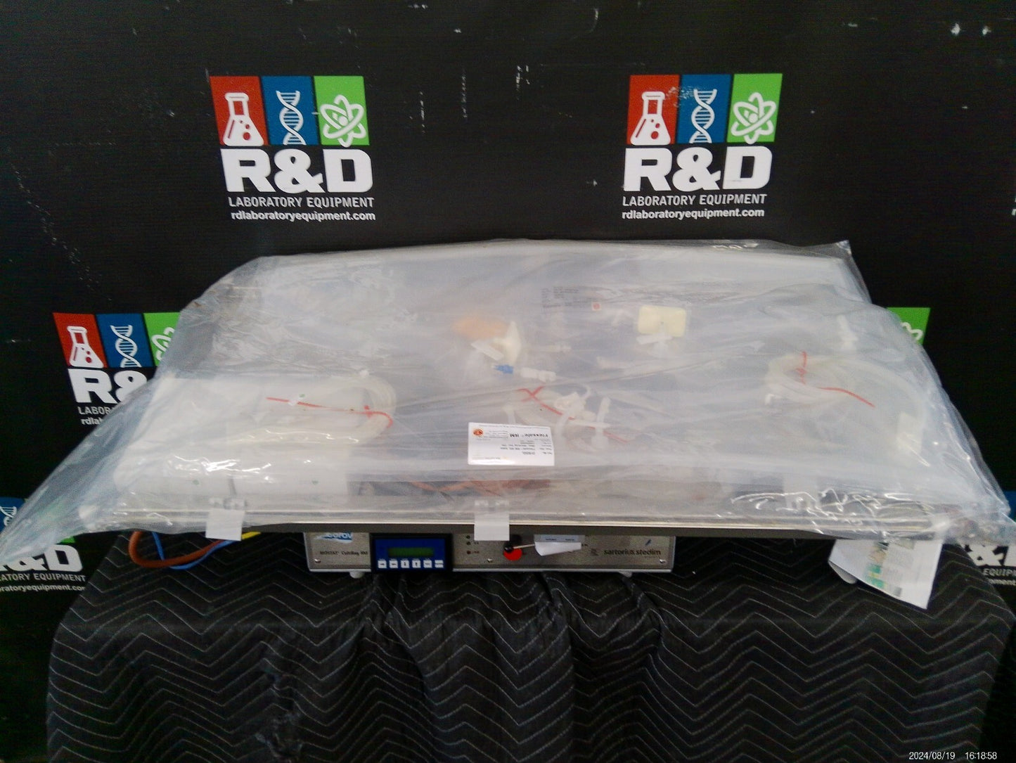 Sartorius DS050LBRM BIOSTAT BR-005 CultiBag RM50 Bioreactor w/Extras & Lid