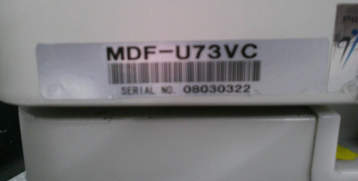 Sanyo MDF-U73VC VIP Series -86 C Ultra Low Freezer 26Cf 220v -80 FULLY TESTED