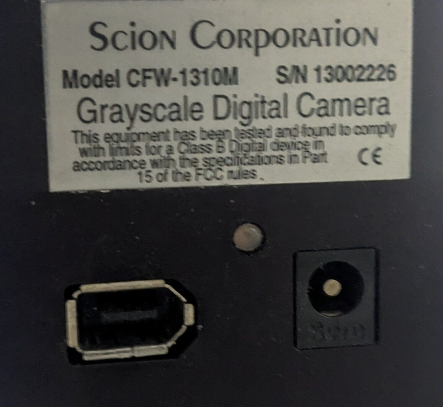 Ultra-Lum Ultraviolet Transilluminator w/ Scion FireWire Digital Camera + Lens
