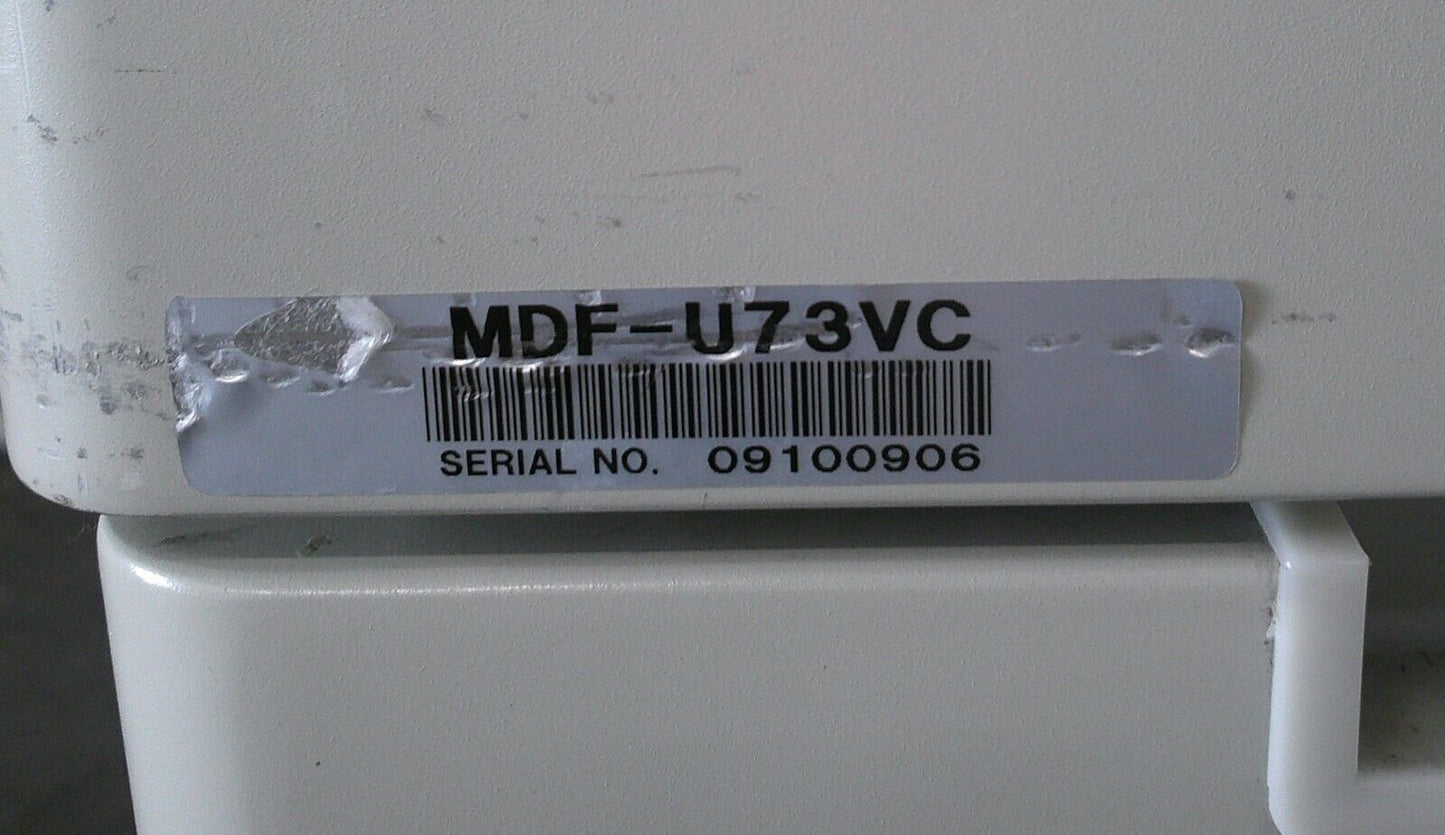 Sanyo MDF-U73VC VIP Series -86 C Ultra Low Freezer 26Cf 220v -80 FULLY TESTED