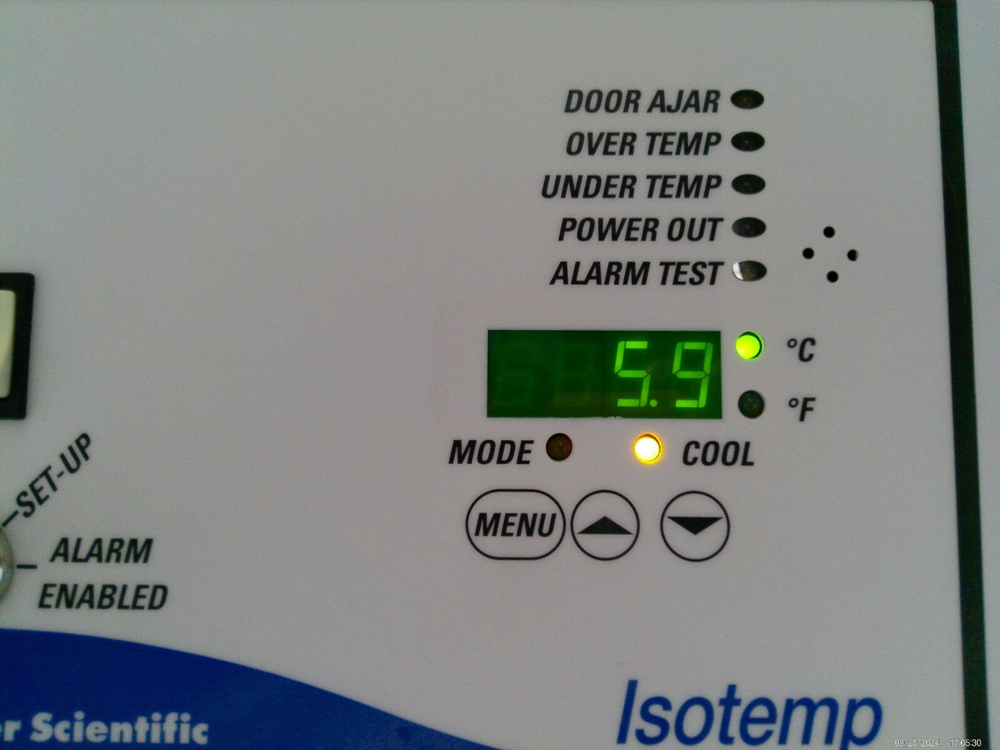 Fisher Scientific MR25PA-GAEE-FS +4C Laboratory Refrigerator 23Cf FULLY TESTED