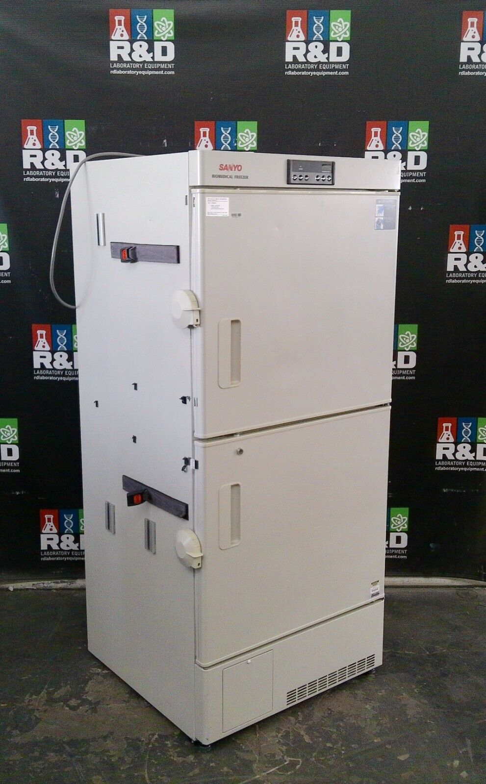 Sanyo MDF-U537 Two-Door Biomedical -30C Lab Freezer 17Cf 120V FULLY TESTED