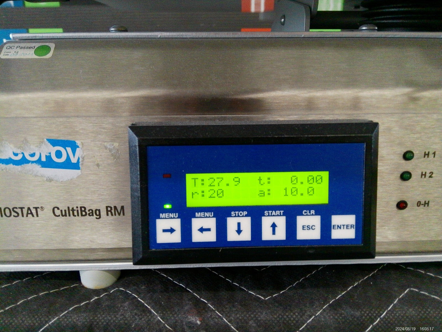 Sartorius DS050LBRM BIOSTAT BR-005 CultiBag RM50 Bioreactor w/Extras & Lid