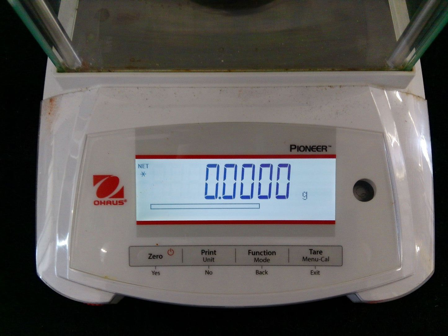 Ohaus PX124 Pioneer Analytical Balance 120g x 0.0001g - Internal Calibration