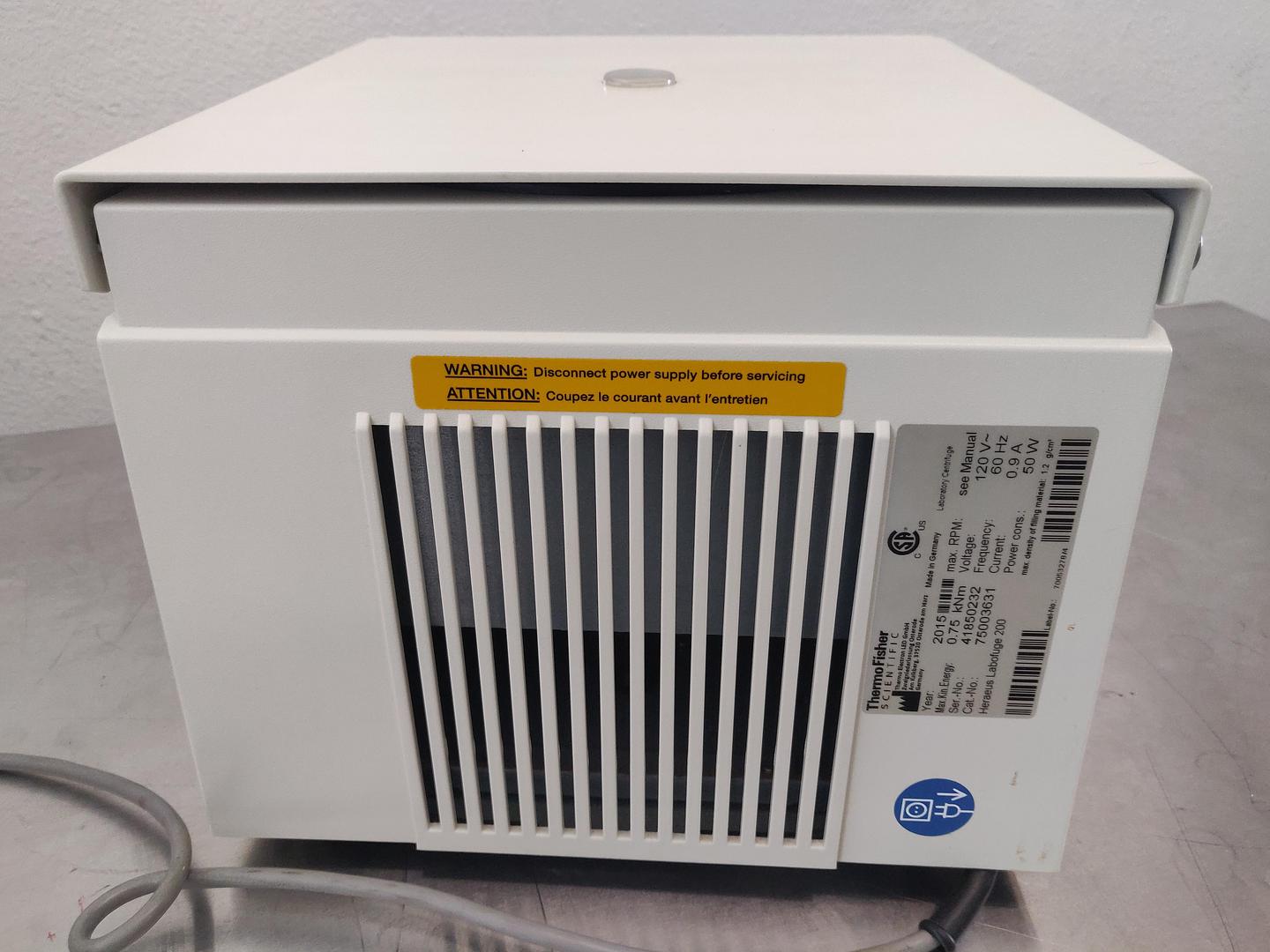 Thermo Scientific 75003631 Labofuge 200 Centrifuge w/12 place rotor 120v TESTED