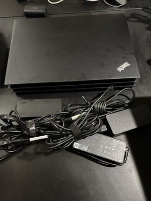 Qty 3 Lenovo 14” ThinkPad Laptops, Intel Core i5, Windows 11 Compatible, Tested