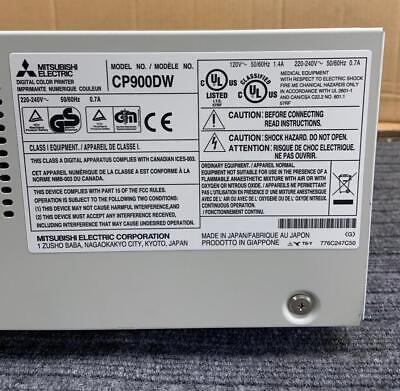 Mitsubishi CP900DW Digital Color Printer 120v