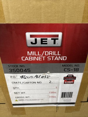 Jet 350045 Jet Mill Drill Stand CS-18