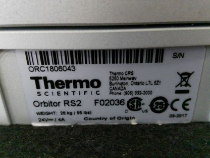 Thermo Scientific Orbitor RS2 Microplate Mover w/ 3 Racks & Motor Control Switch