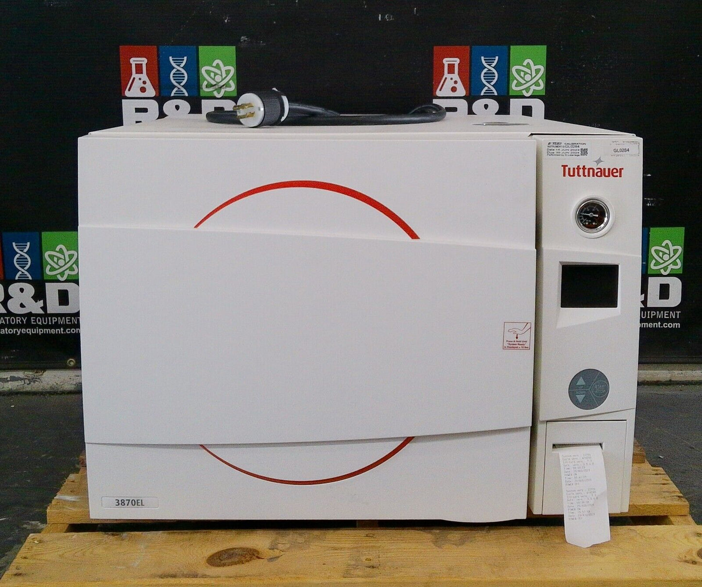 Tuttnauer 3870ELP Autoclave Steam Sterilizer Large 85L, 220v (2018)