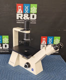 Carl Zeiss AXIOVERT 25 Phase Contrast Reverse Microscope w/ Obj. FULLY TESTED