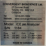 Convergent Bioscience iCE 280 Fast IEF Analyzer