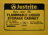 Justrite 894530 Flammable Storage Cabinet Self Closing Doors 60 Gallon