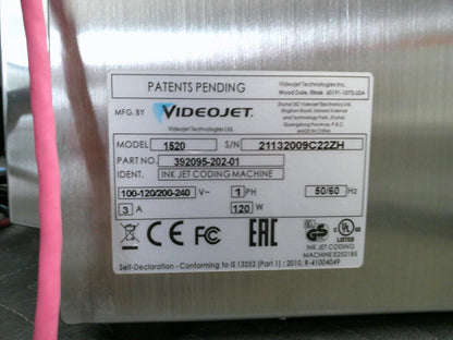 Tubewriter 360 & Videojet 1520 Laboratory Tube Vial Labeling System w/ Software