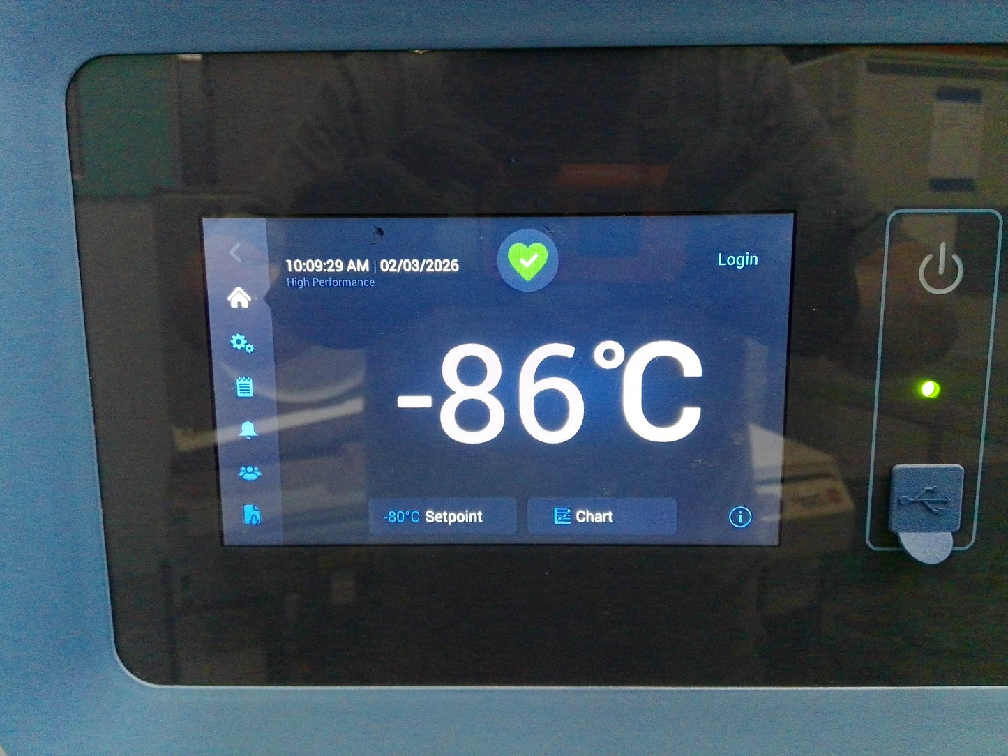 Thermo Scientific TSX60086A -86C Ultra Low Freezer 28.8 Cf (2021) FULLY TESTED