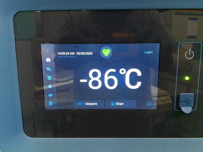 Thermo Scientific TSX60086A -86C Ultra Low Freezer 28.8 Cf (2021) FULLY TESTED