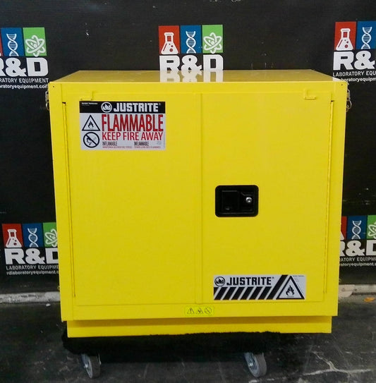 Justrite 883620 Flammable Storage Cabinet Self Closing Doors 23 Gal