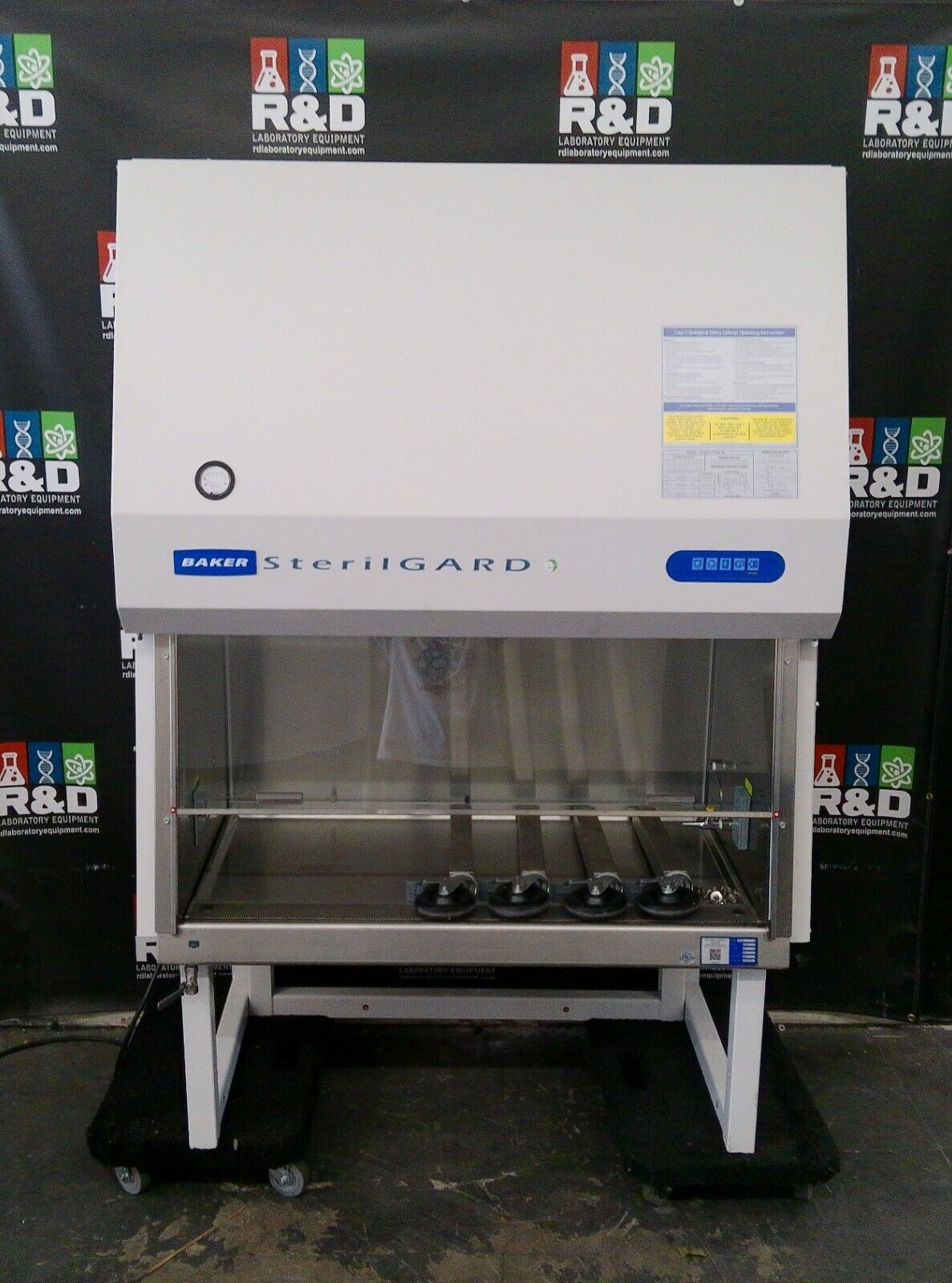 Baker 4ft SG404 A2 Biosafety Cabinet w/ Caster Stand & UV FULLY TESTED
