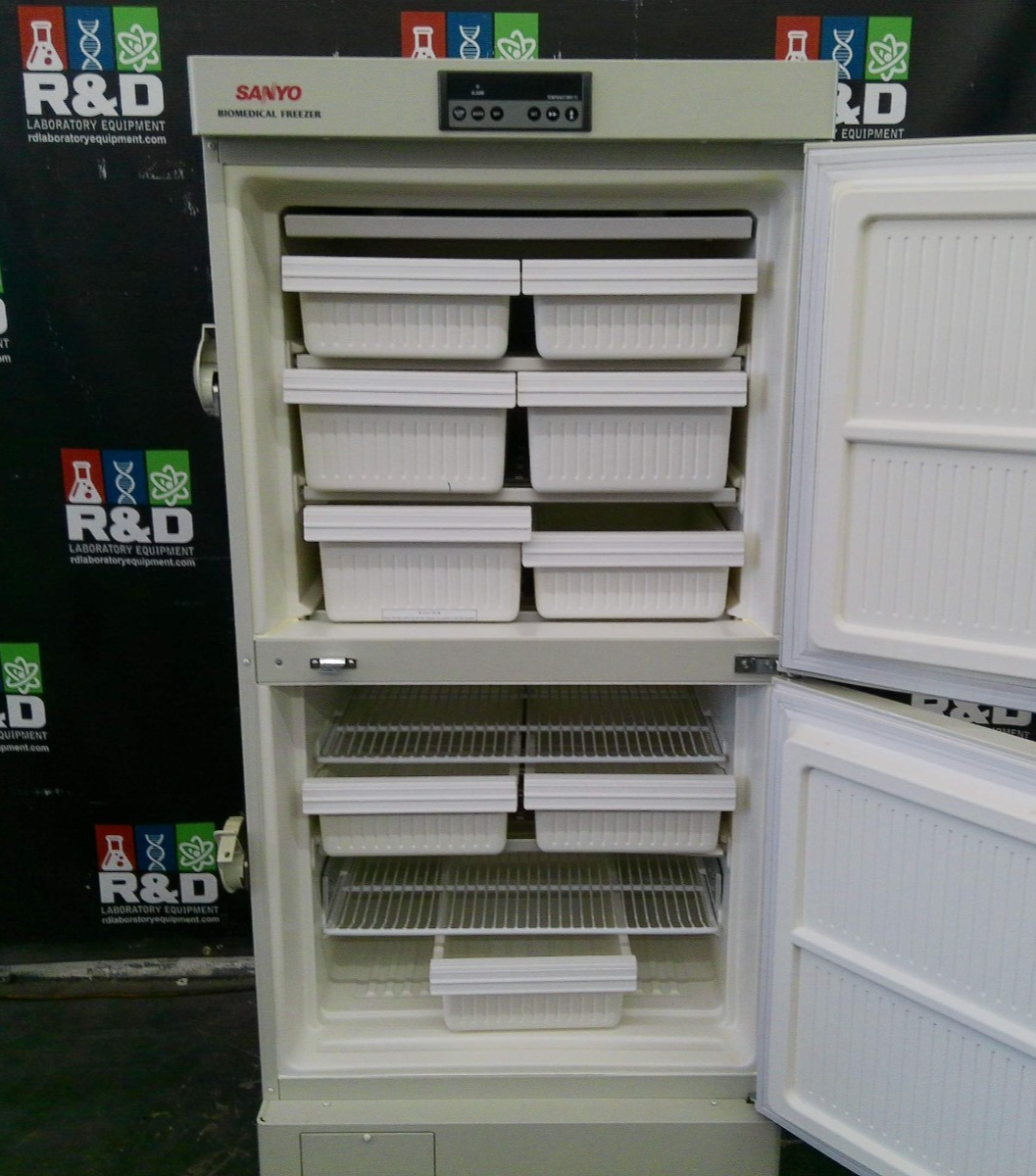 Sanyo MDF-U537 Two-Door Biomedical -30C Lab Freezer 17Cf 120V FULLY TESTED