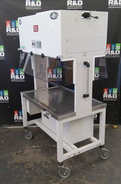 Nuaire NU-617-400 4ft Dual Sided Open Access Animal Transfer Change Station 120v