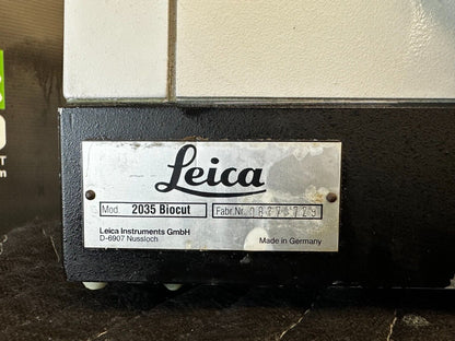Leica Jung 2035 Biocut Rotary Microtome 120v