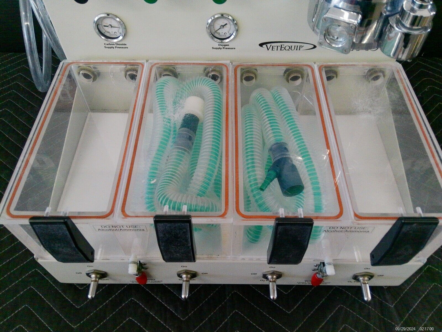 VetEquip Impac 6 Quad-Chamber Rodent/Mouse Veterinary Anesthesia System
