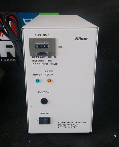 Nikon Optiphot 2 Phase Contrast Microscope w/ 6 Objectives & Lamp Power Supply