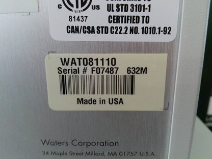 Waters 2695 Separation Module, 2487 Dual Absorbance Detector & Column Heater