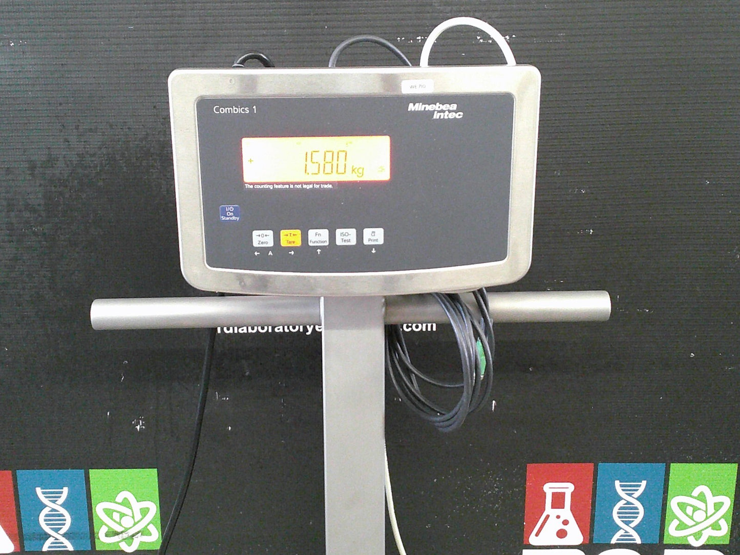 Sartorius/ Minebea Intec IFS4 Stainless Steel Weighing Platform Drum Scale