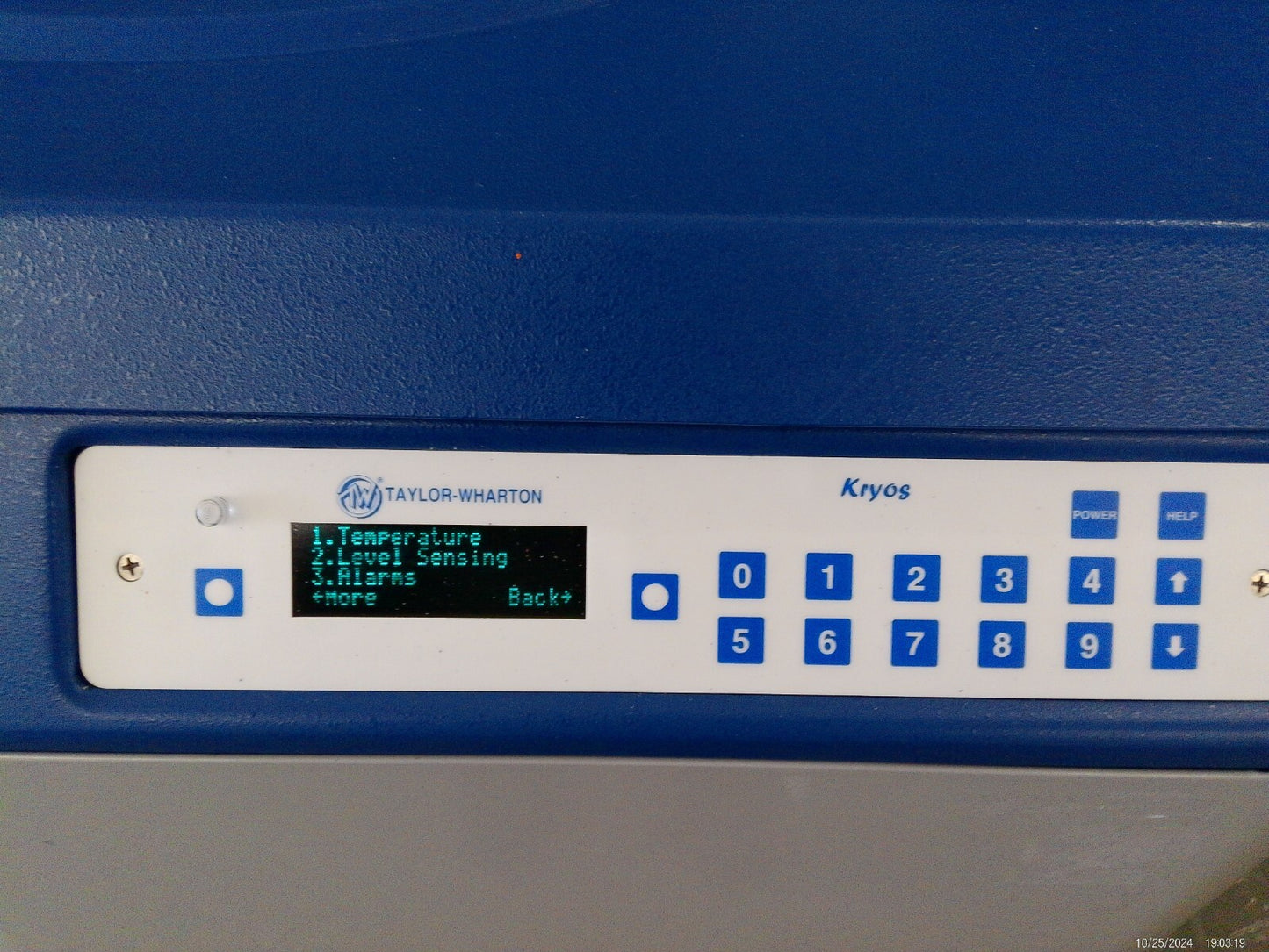 Taylor Wharton K Series 24K-Kryos Cryo LN2 Nitrogen Storage System 36L