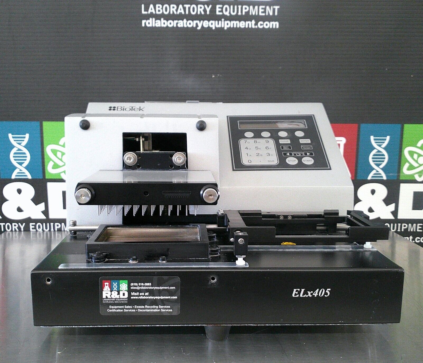 BioTek ELx405-RS Microplate Plate Washer 120v FULLY TESTED