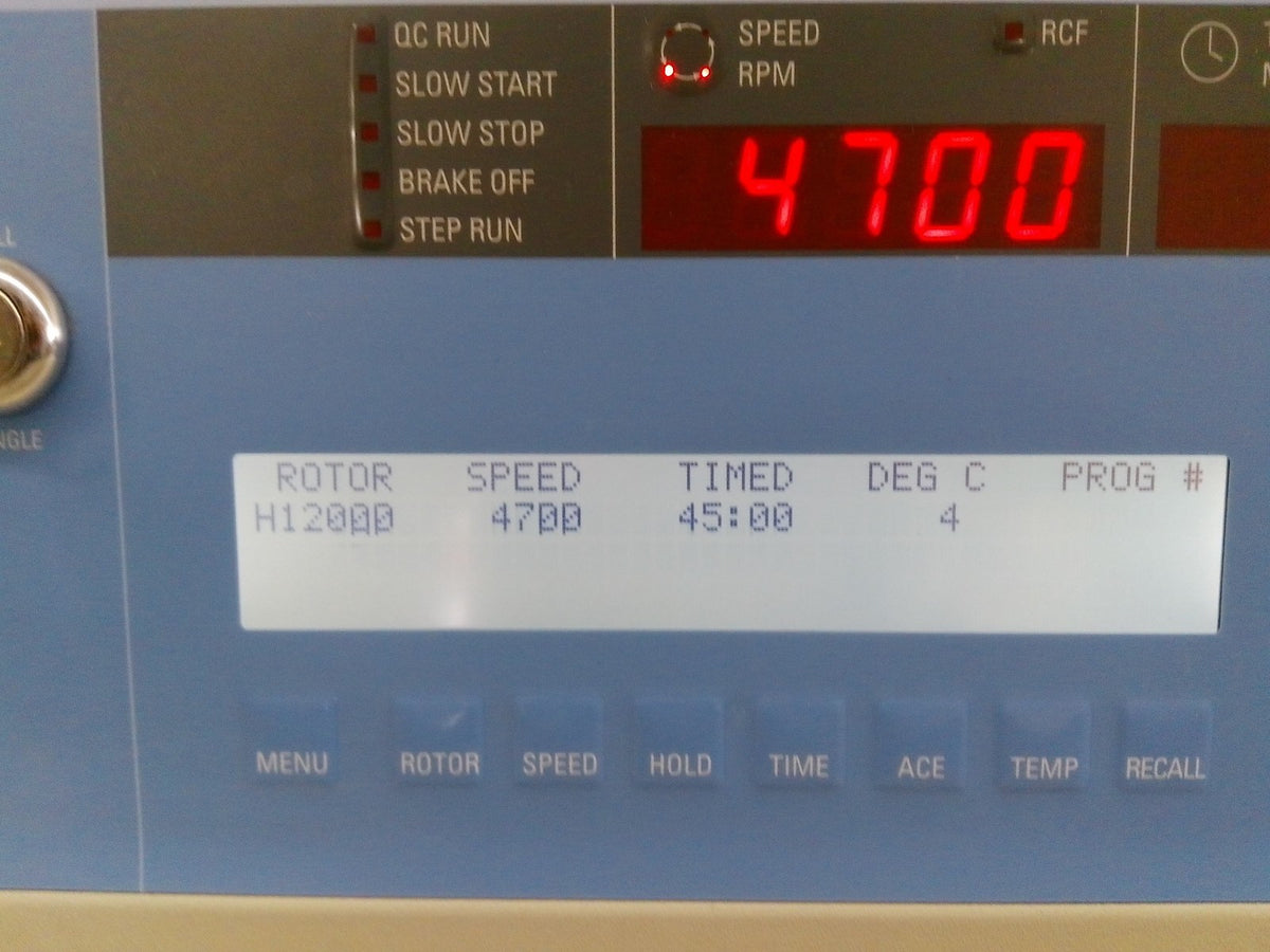Thermo Sorvall RC 12 BP+ Refrigerated Floor Centrifuge + Rotor 220V FULLY TESTED