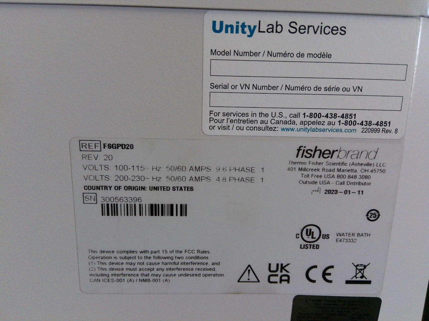Fisherbrand Isotemp GPD20 General Purpose Deluxe Water Bath 20L FULLY TESTED