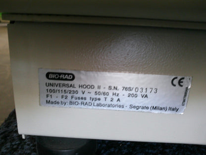 Bio-Rad Universal Hood II Gel Molecular Image System w/Gel-Doc XR Camera (PARTS)