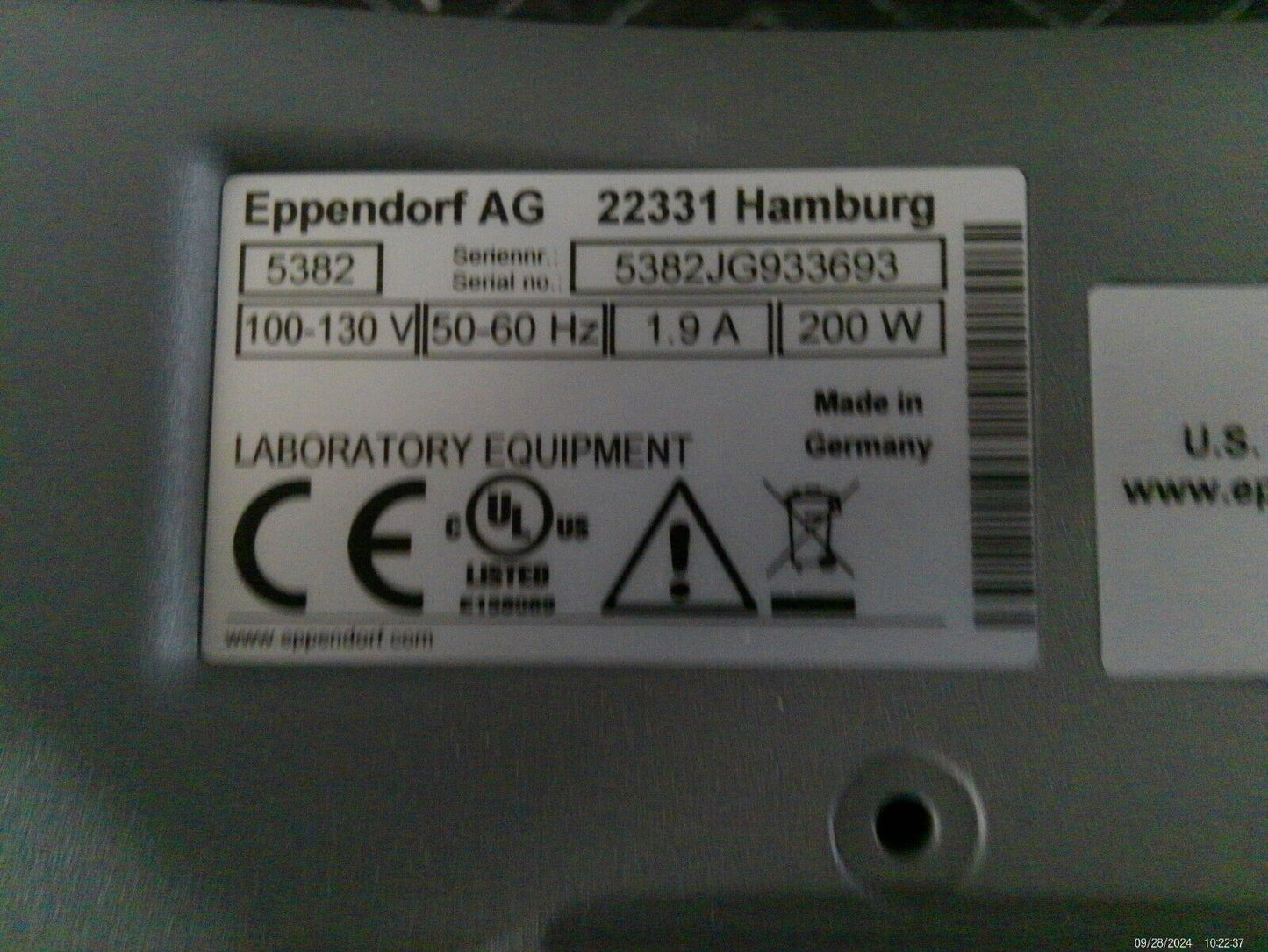 Eppendorf 5382, ThermoMixer C, 5.0ml Thermo Block, 120v, FULLY TESTED