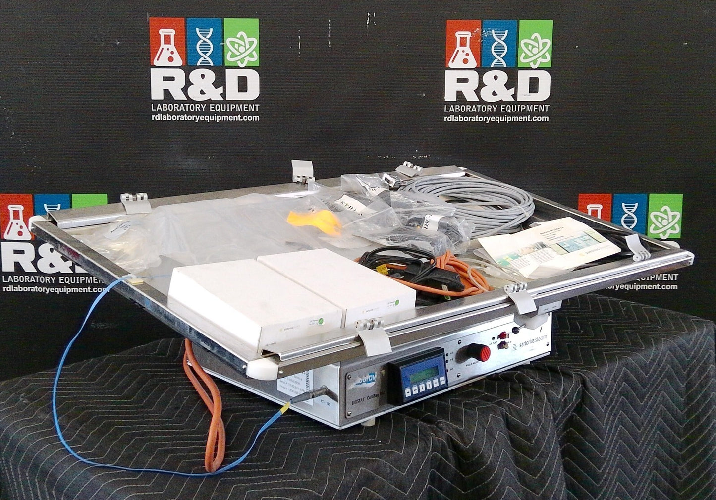 Sartorius DS050LBRM BIOSTAT BR-005 CultiBag RM50 Bioreactor w/Extras & Lid