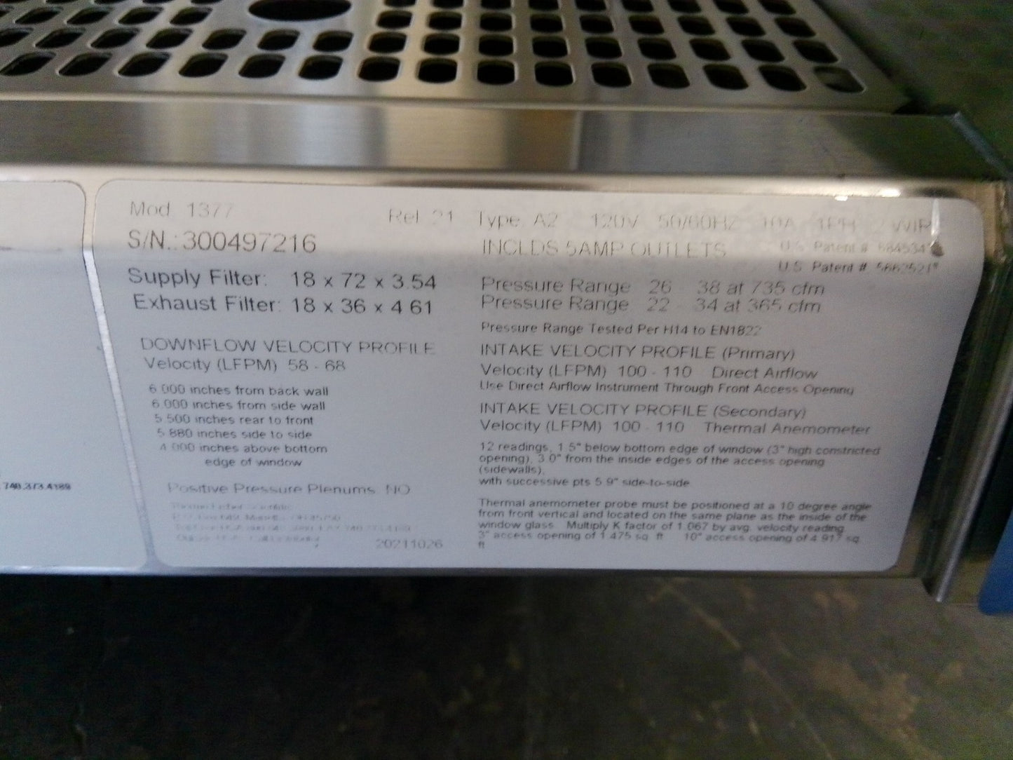 Thermo Scientific 6ft 1377 A2 Biosafety/Biological Safety Cabinet w/UV +Warranty
