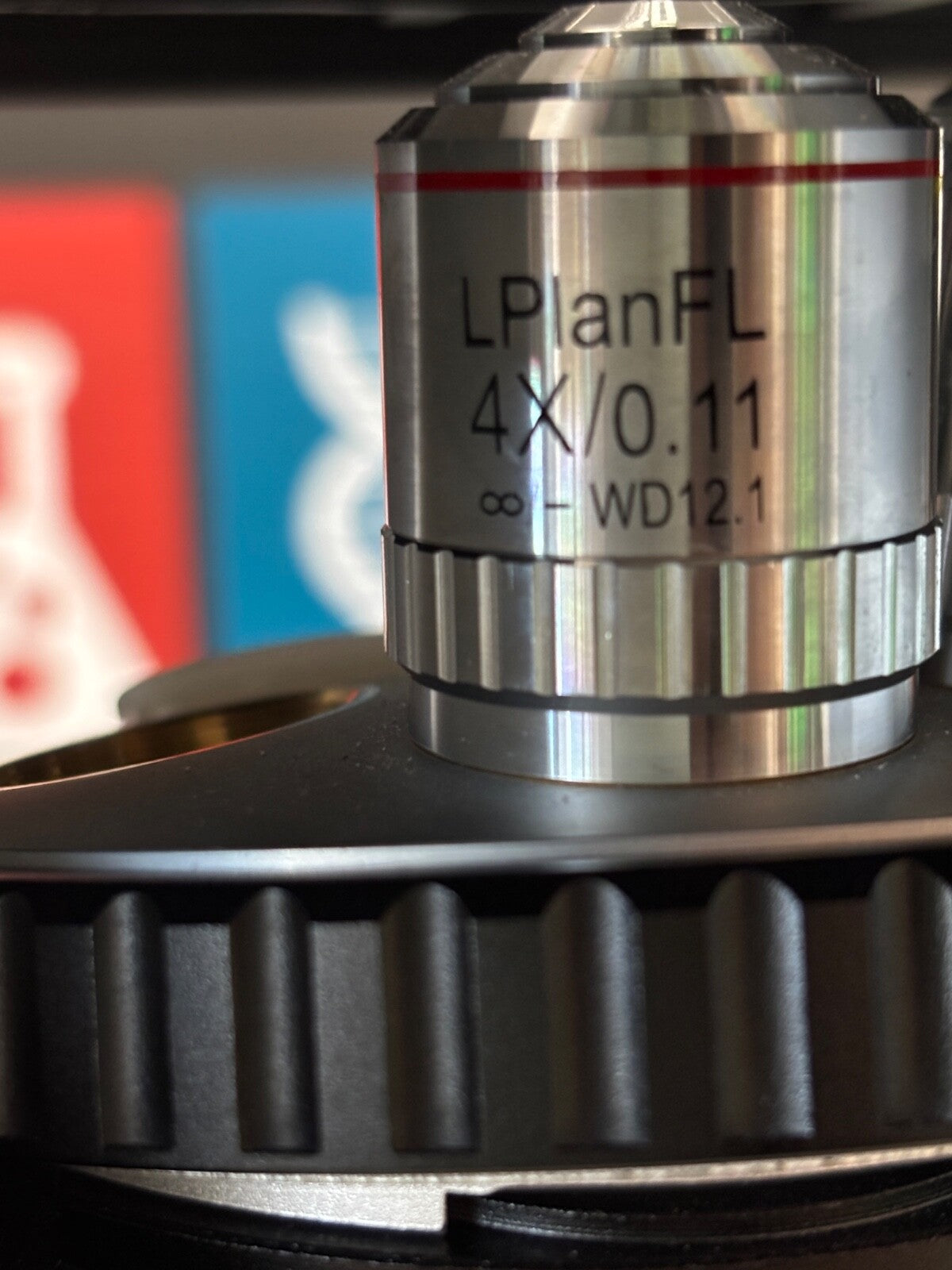 Fisherbrand Inverted Research Microscope, With 3 Objectives, Looks & Works Great