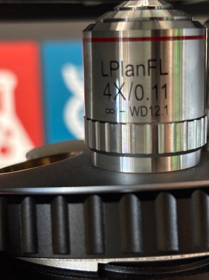 Fisherbrand Inverted Research Microscope, With 3 Objectives, Looks & Works Great
