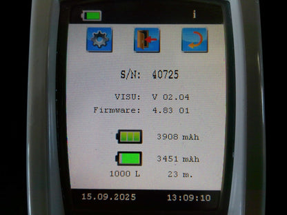 Millipore/ Hycon RCS High Flow Touch Microbial Air Sampler w/ Software & Case