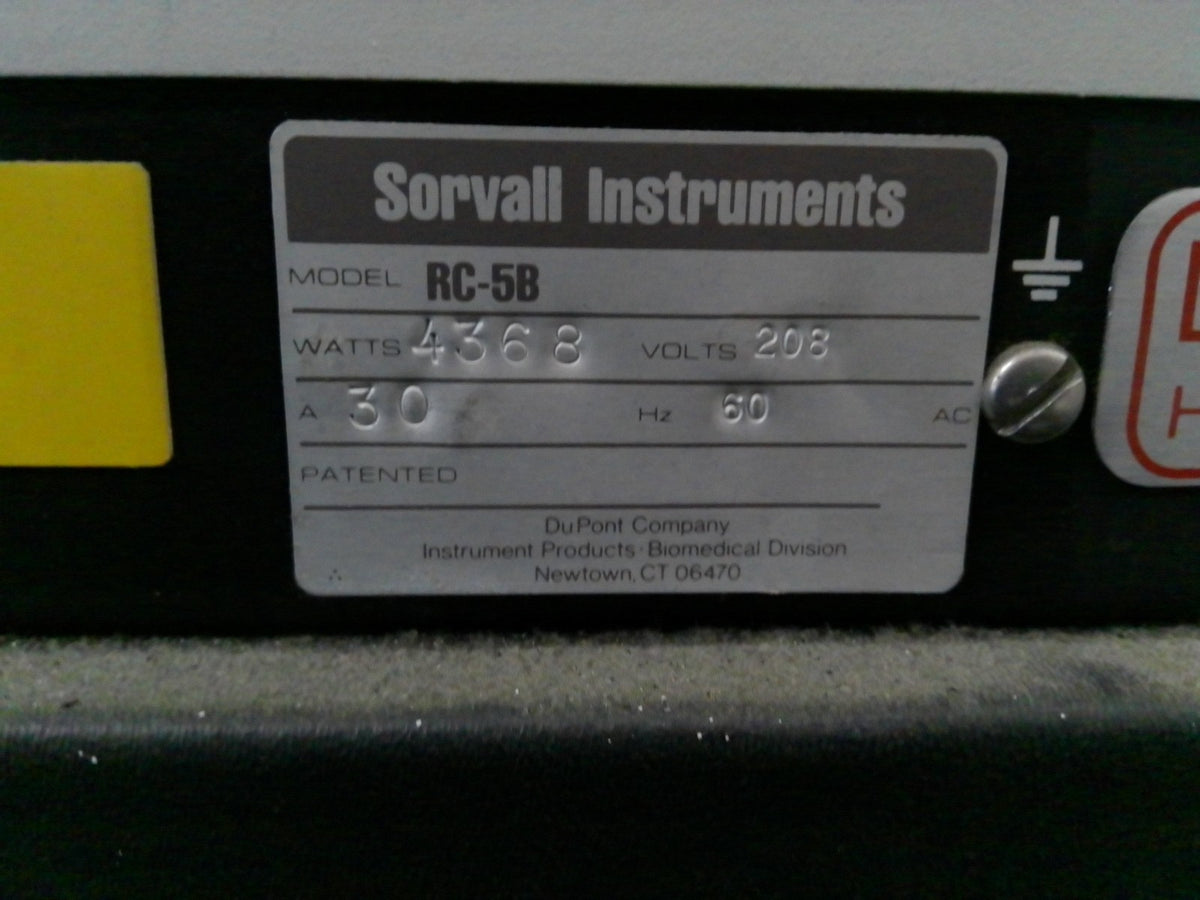 Sorvall RC-5B Refrigerated Floor Centrifuge, Ask For Rotor Options, FULLY TESTED
