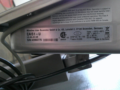 Sartorius/ Minebea Intec IFS4 Stainless Steel Weighing Platform Drum Scale