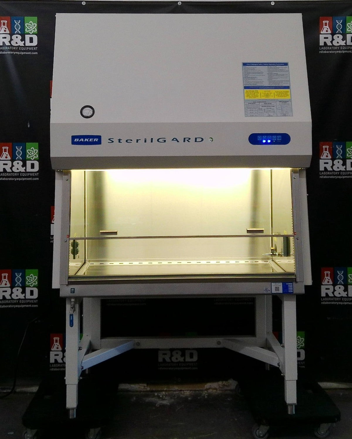 Baker 4ft SG404 A2 Biosafety Cabinet w/ UV & Stand  (2019)  FULLY TESTED