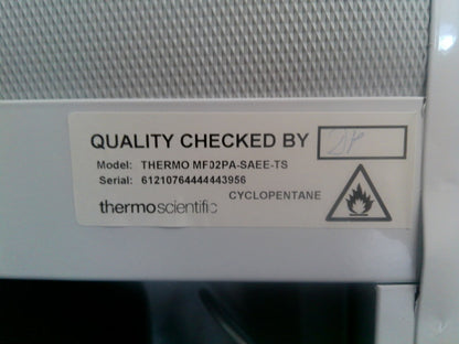 Thermo Scientific MF02PA-SAEE-TS Countertop -20C Laboratory Freezer 1.13Cf