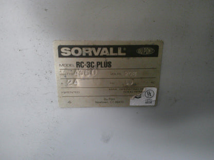 Sorvall RC 3C Plus Refrigerated Floor Centrifuge w/ Rotor 220v FULLY TESTED