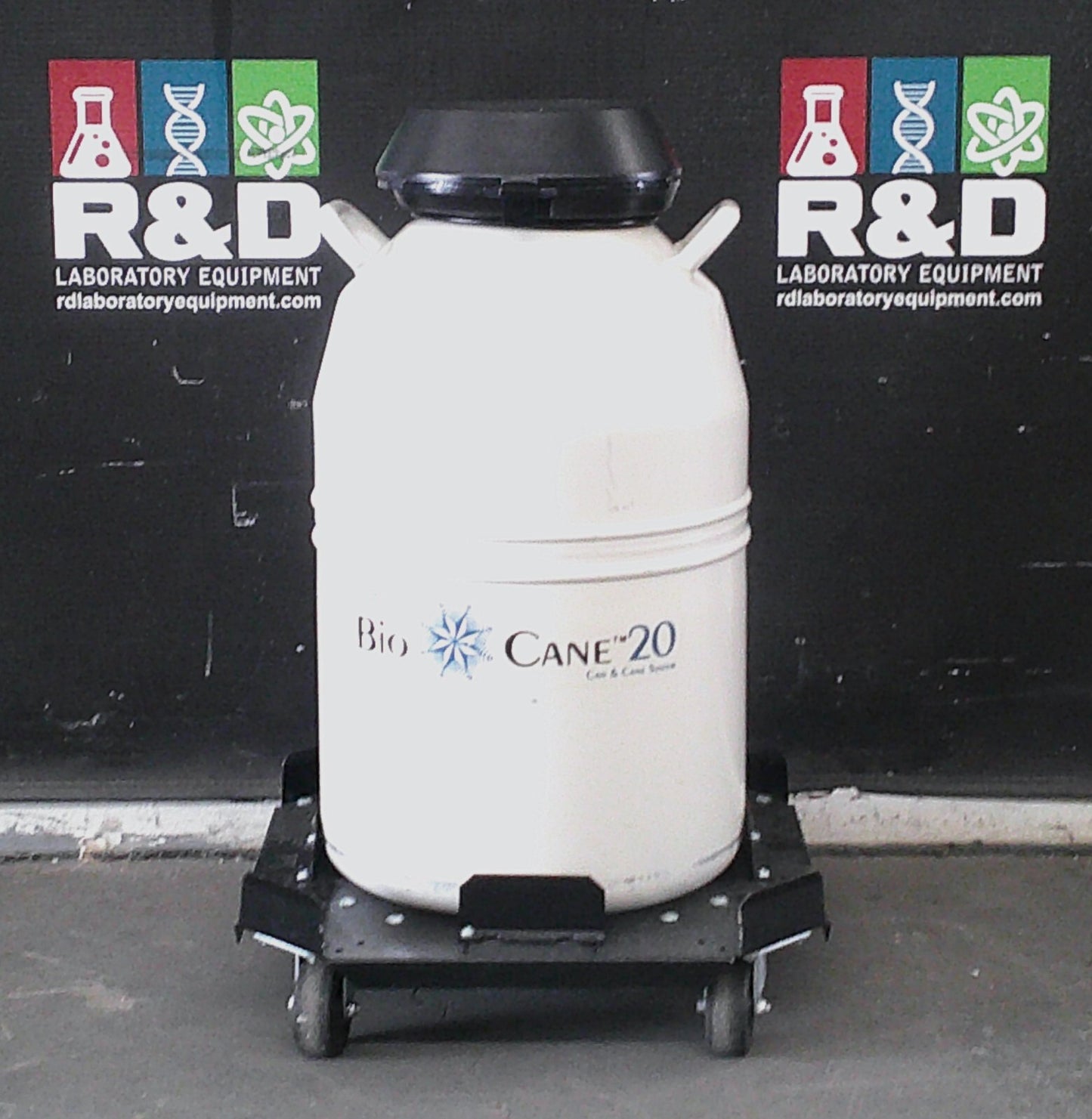 Thermolyne Bio-Cane 20 LN2 Liquid Nitrogen Dewar Cryo Storage Tank 20L w/ Dolly