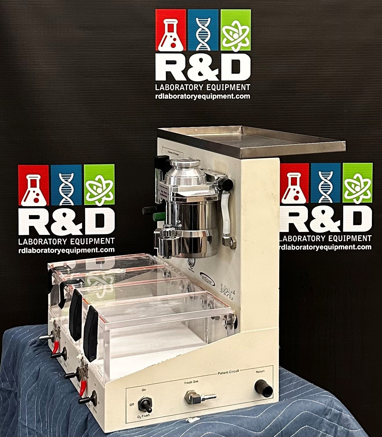 VetEquip Impac 6 Quad-Chamber Rodent/Mouse Veterinary Anesthesia System